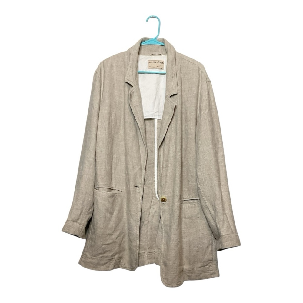 Women’s We The Free Beckett Boyfriend Linen blend blazer, size medium